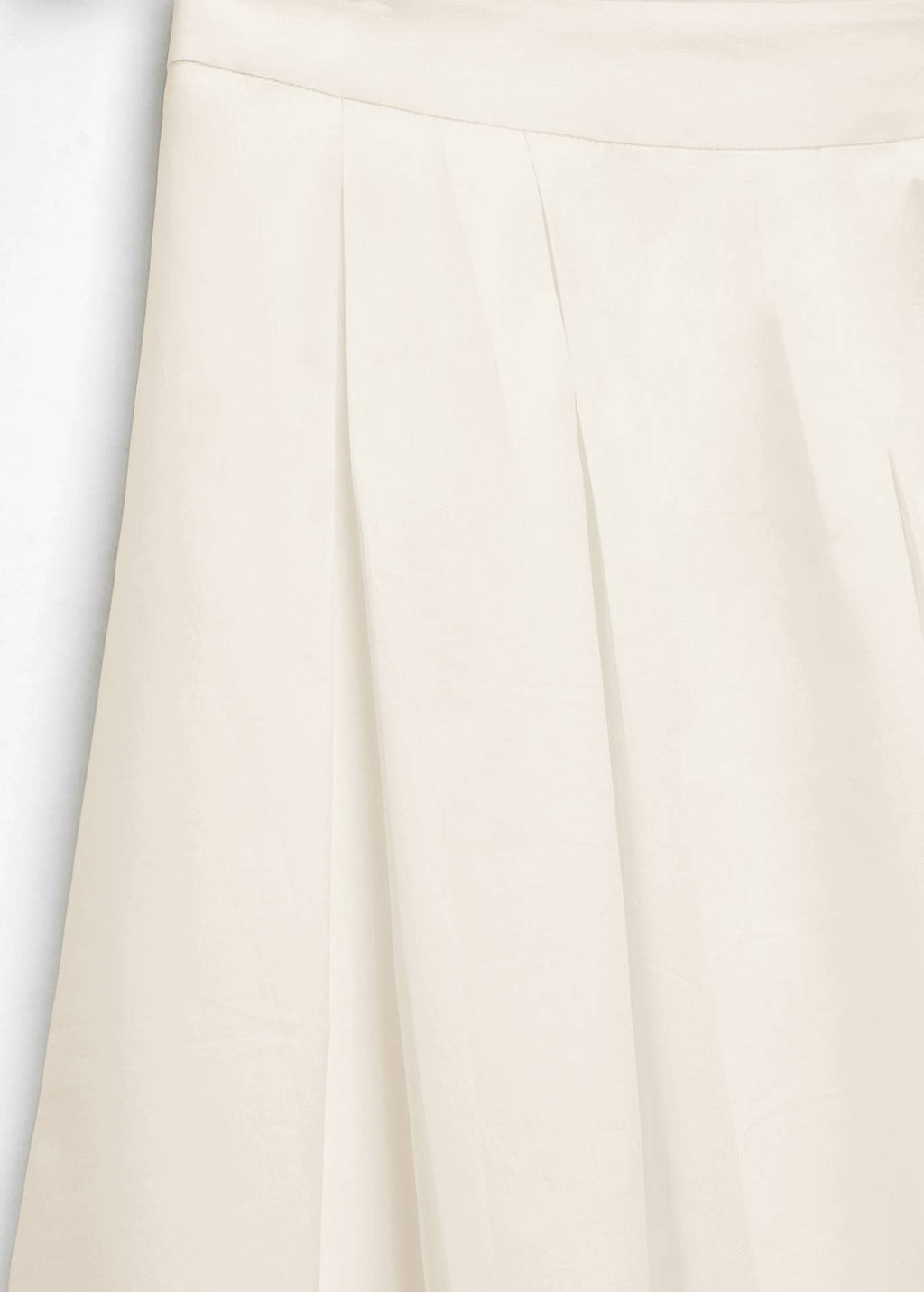 Elegant Pleated High-Waisted Midi Skirt