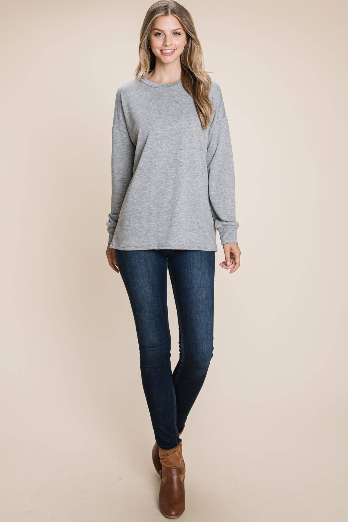 TL1596 Basic Relaxed Fit Top