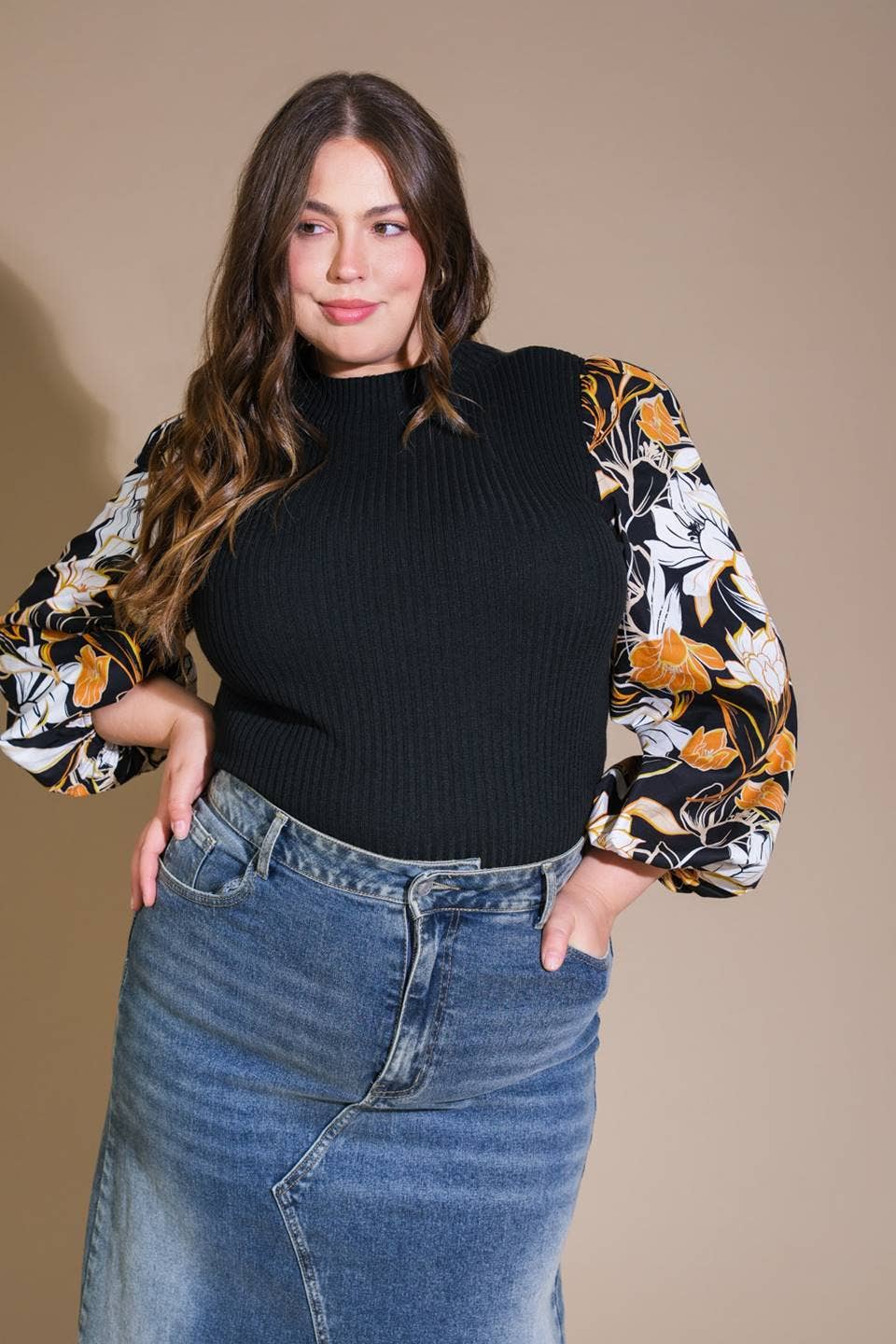 A sweater top - IT13254-P