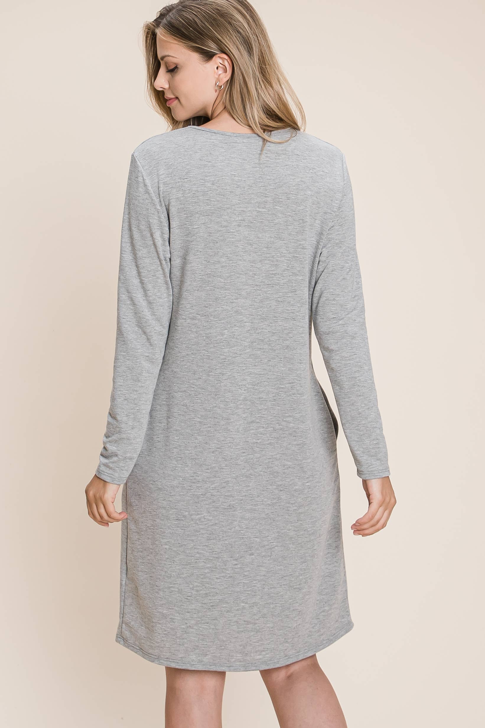 Long Sleeve Baby Terry Dress