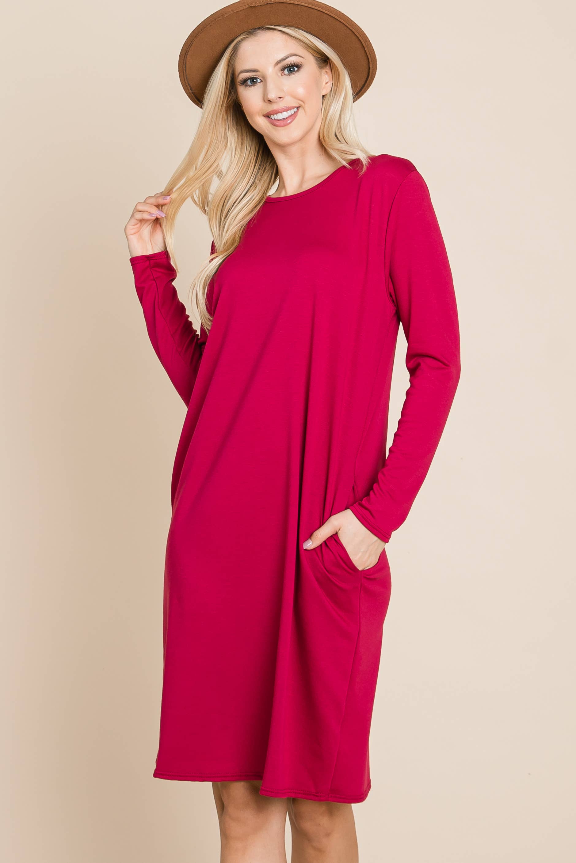 Long Sleeve Baby Terry Dress