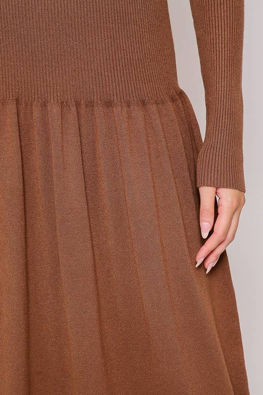 Flowy Knit Midi Dress