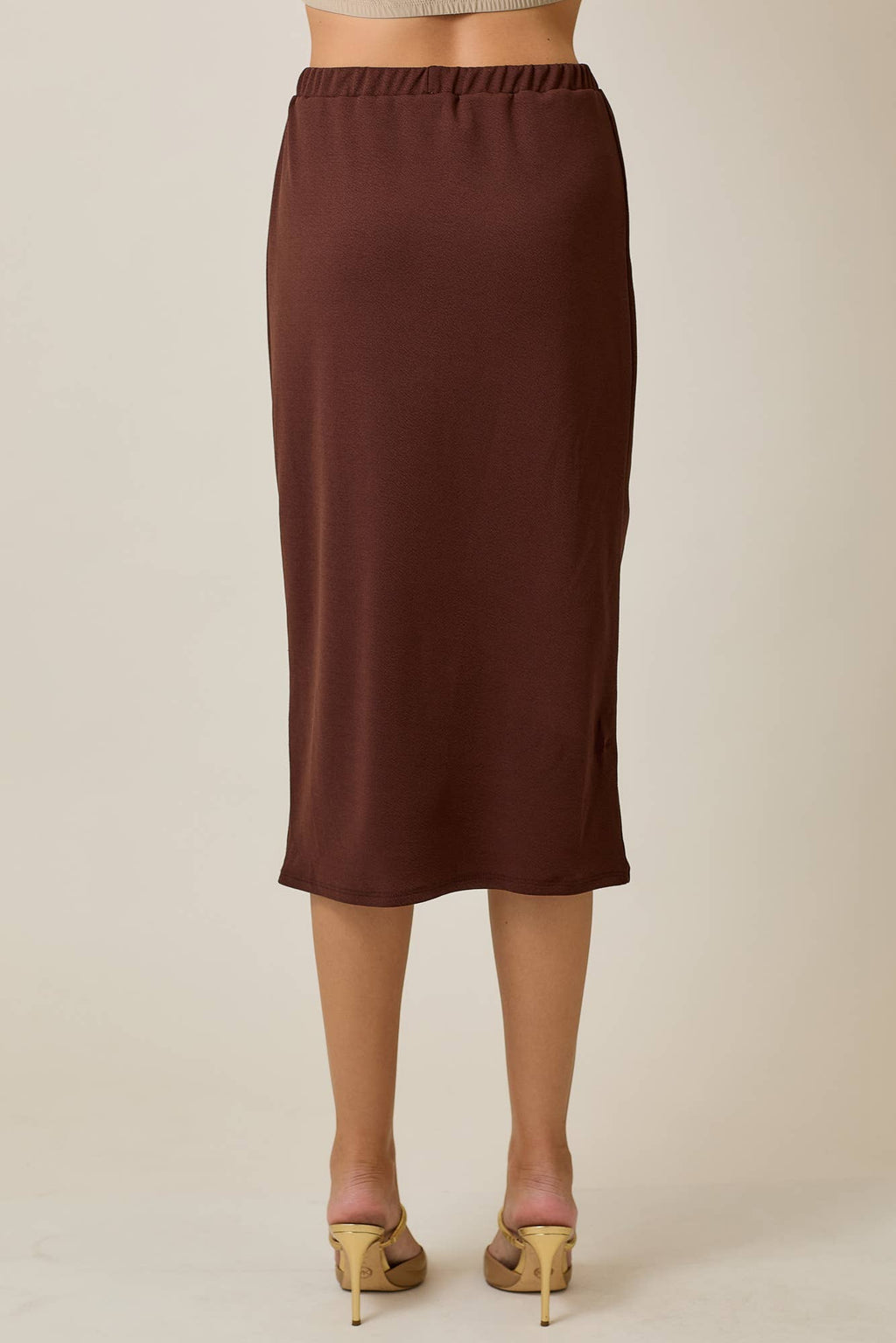 PLUS SIZE KNEE LENGTH PENCIL SKIRT -MODEST 31-INCH  -CS33770