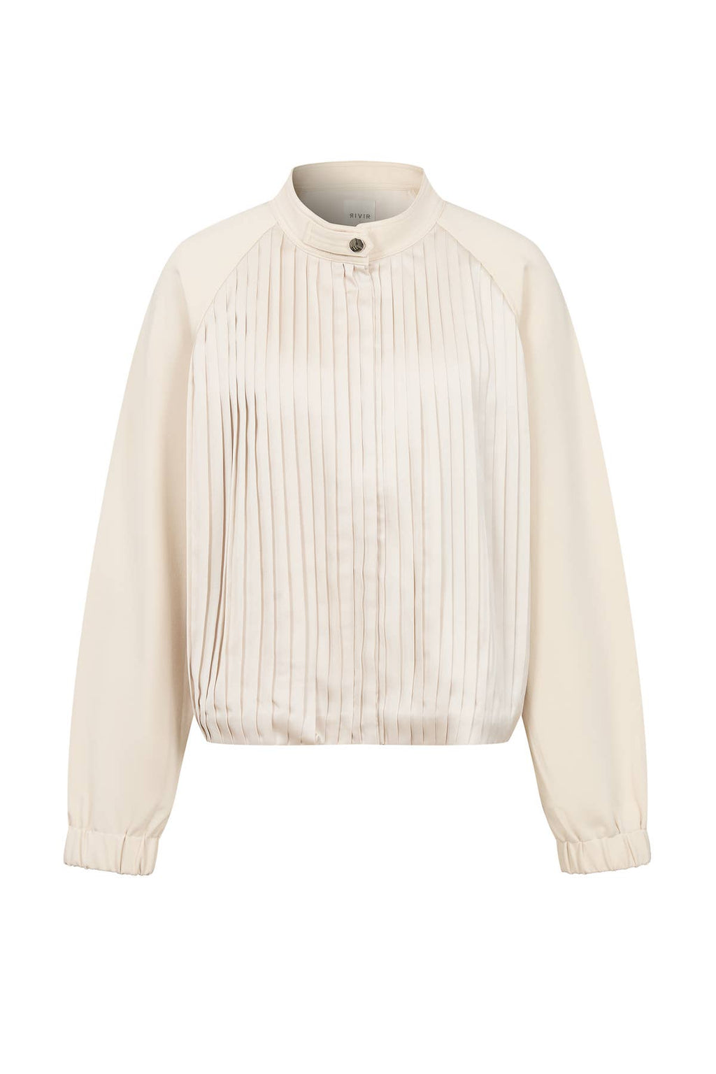 Pleated Zip Up Jacket