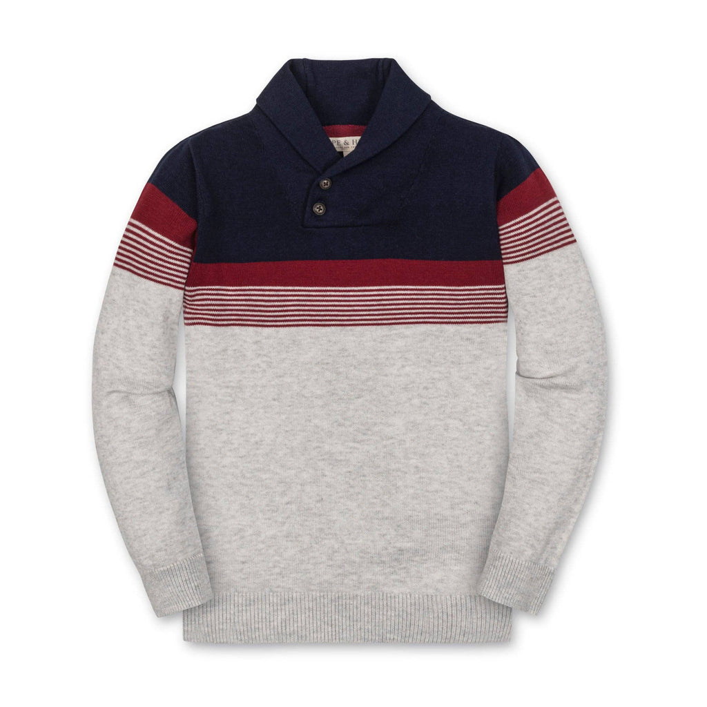 Organic Shawl Collar Sweater
