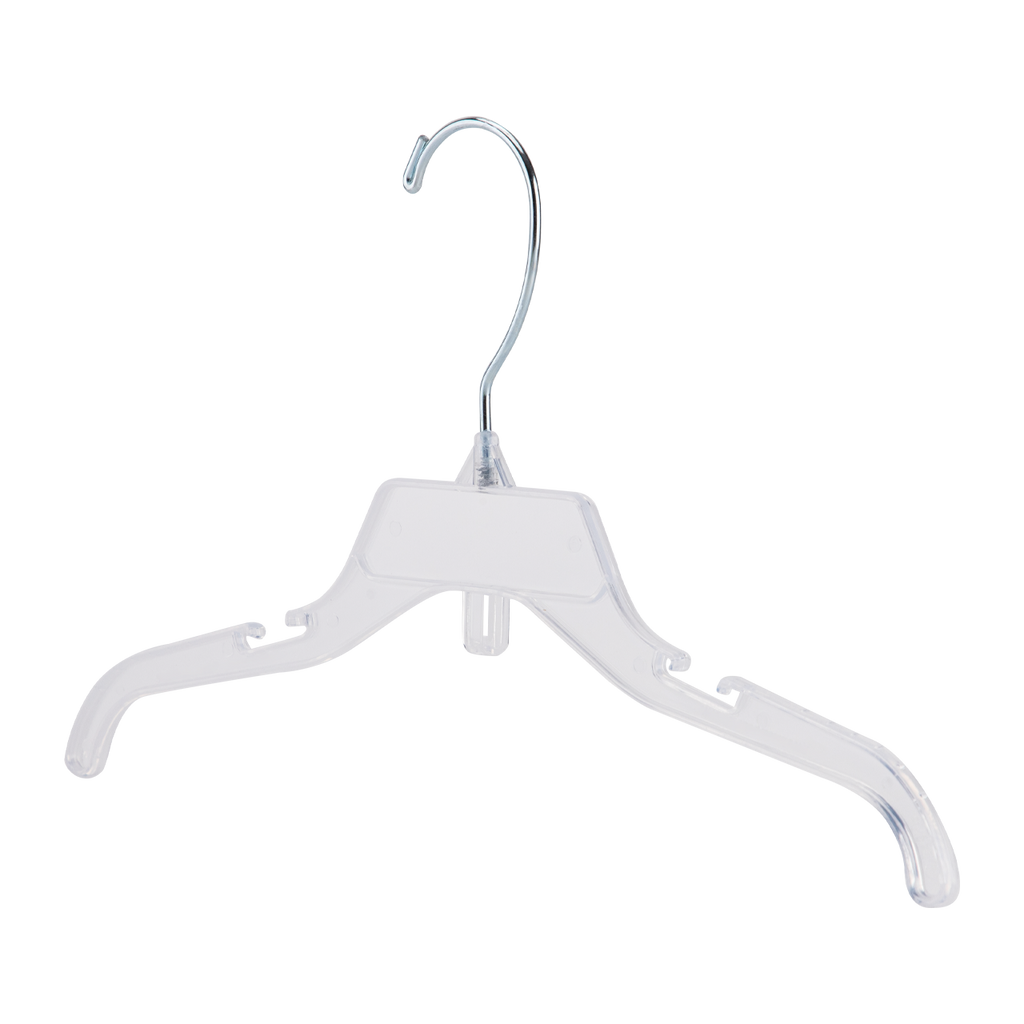 12" Break-Resistant Plastic Children's Dress Hangers
