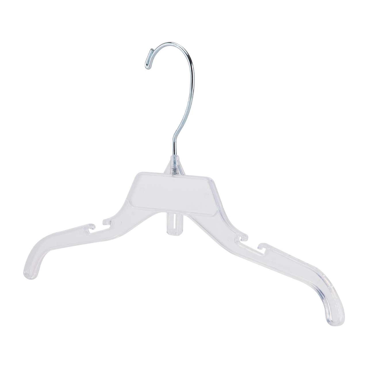 12" Break-Resistant Plastic Children's Dress Hangers