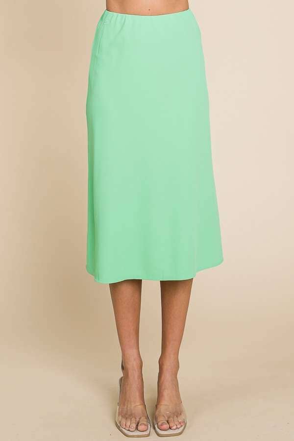 CWS1588 - BIAS A LINE SKIRT