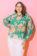 A printed woven top - IT11646-PP