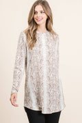 Soft Brushed Knit Tunic