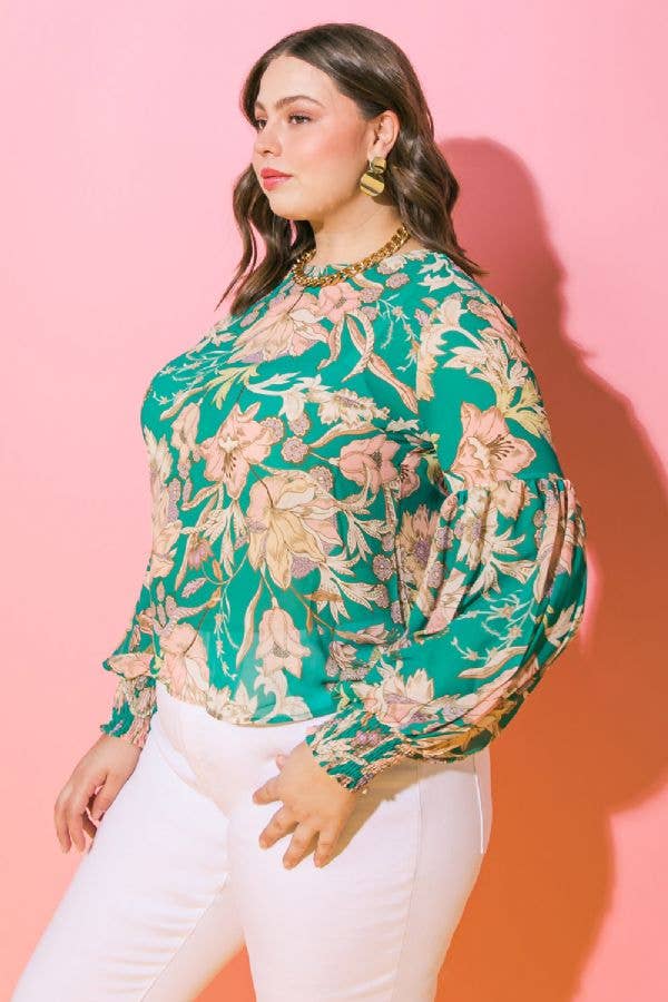 A printed woven top - IT11646-PP