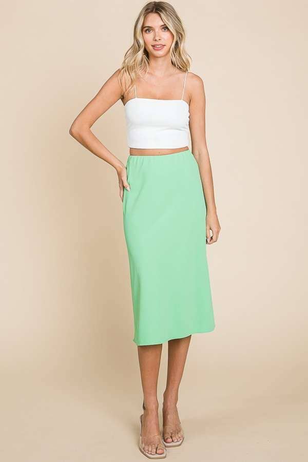 CWS1588 - BIAS A LINE SKIRT