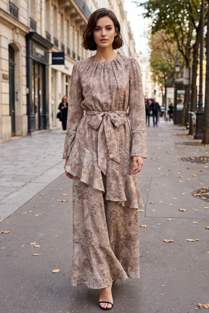 Textured woven Maxi R8986