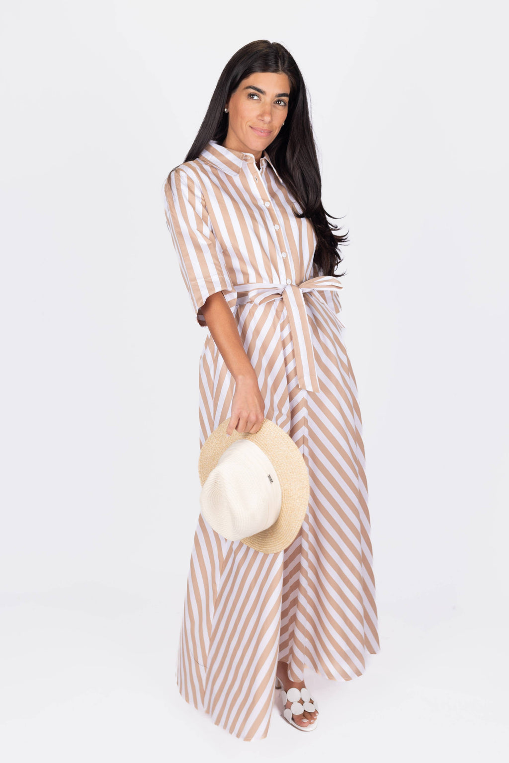ANIKA DRESS (KHAKI)