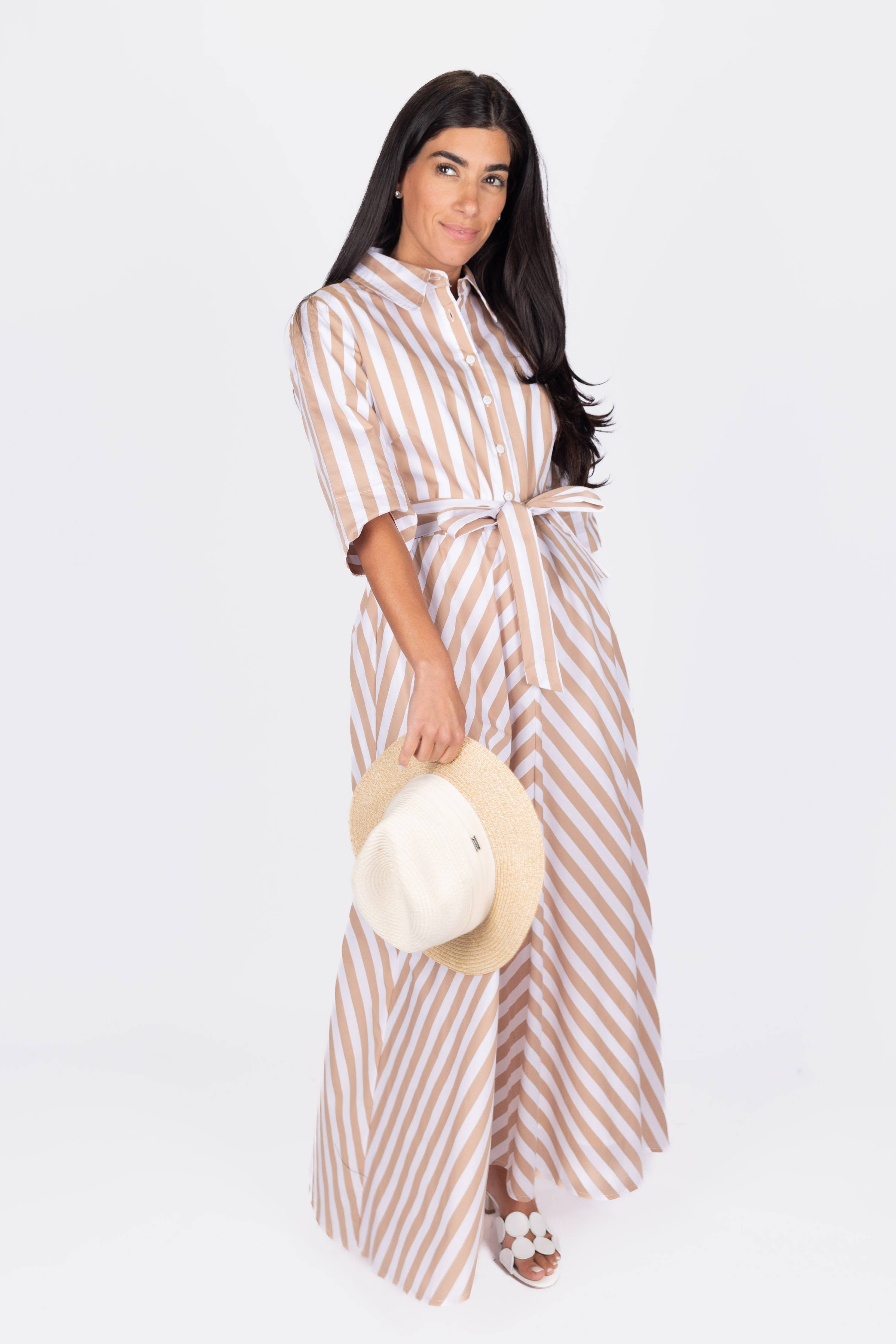 ANIKA DRESS (KHAKI)