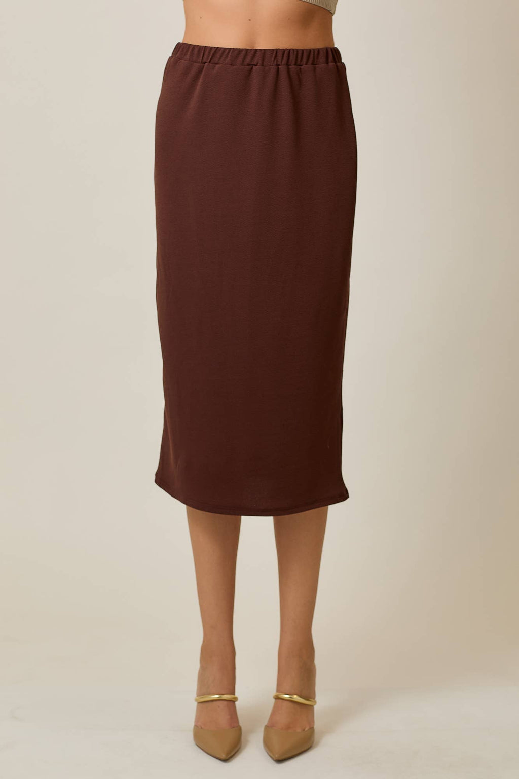 KNEE LENGTH PENCIL SKIRT -MODEST 31-INCH  -CS33770