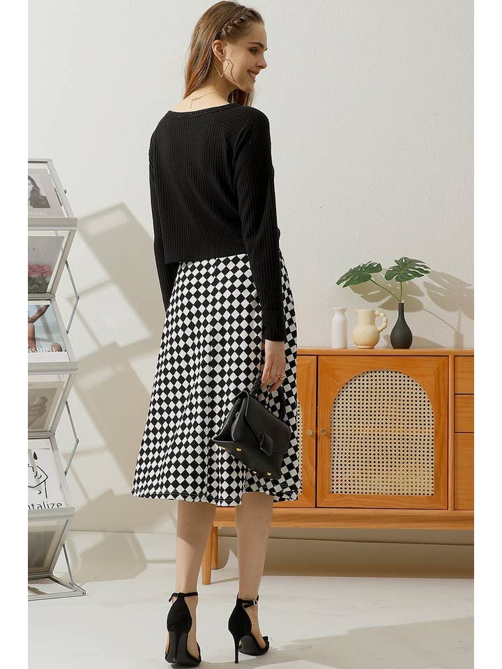 FLARE FLOUNCE A LINE MAXI LONG KNEE SKIRTS