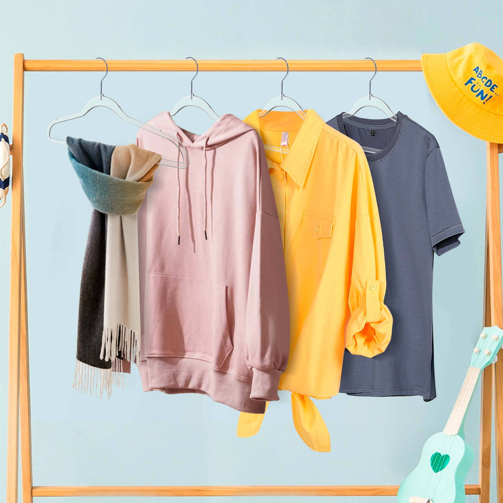 P250 - Clear Shirt Hangers Slim Heavy Duty - 200