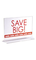 11" X 7" Double-Sided Acrylic Sign Holder