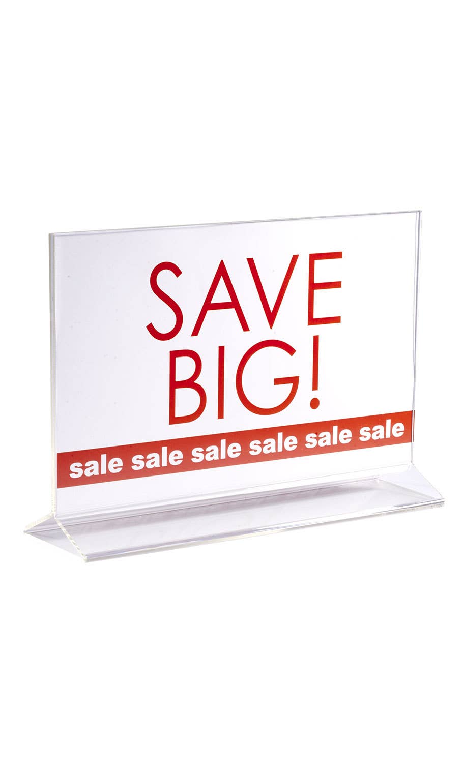 11" X 7" Double-Sided Acrylic Sign Holder