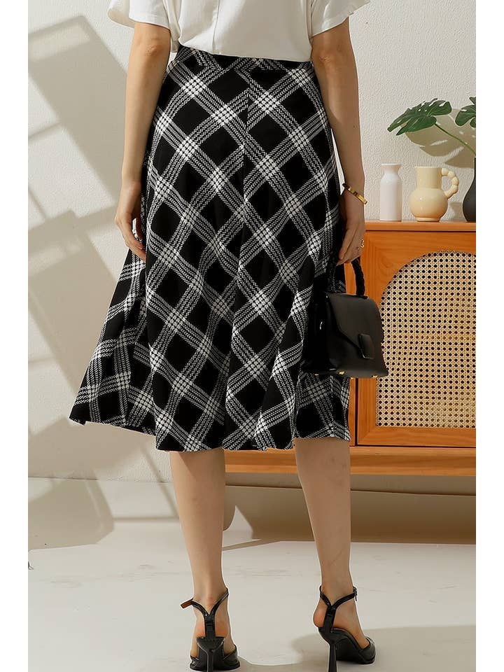 FLARE FLOUNCE A LINE MAXI LONG KNEE SKIRTS