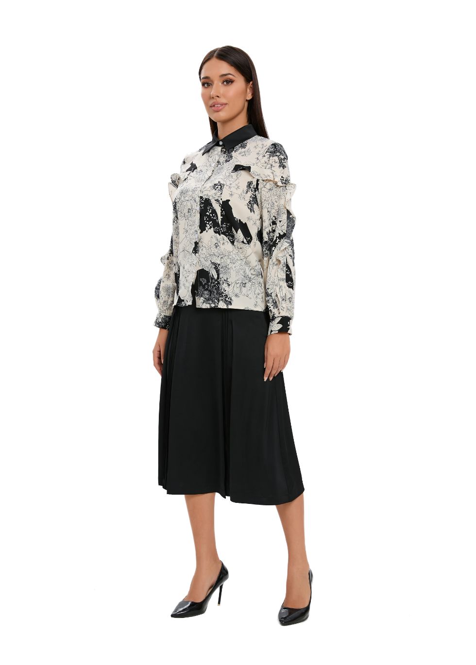 Floral Print Matching Two Piece Set