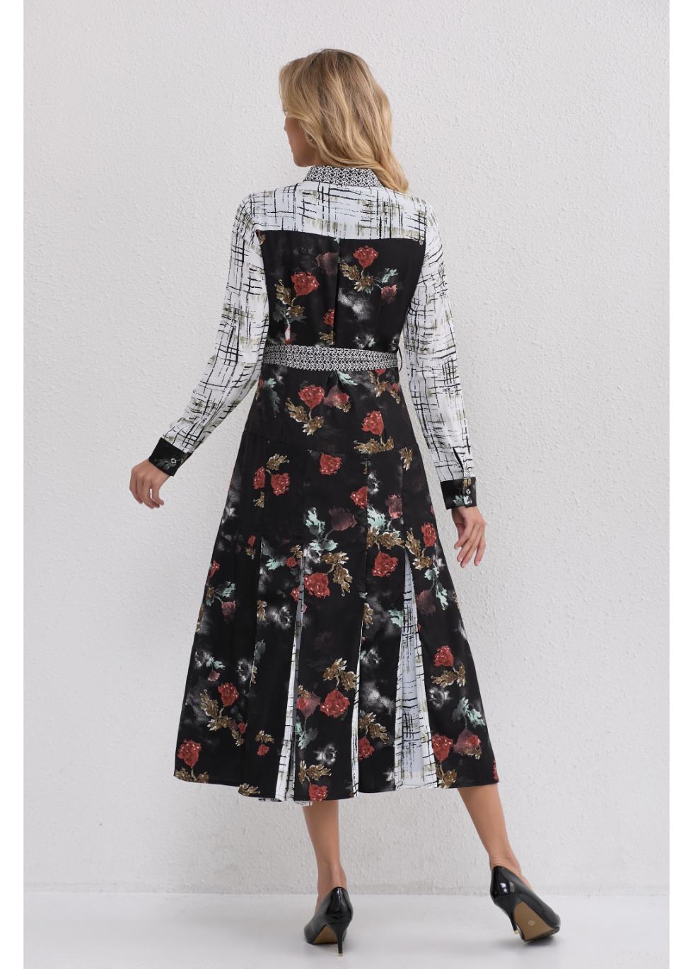 Rosebloom A-Line Dress