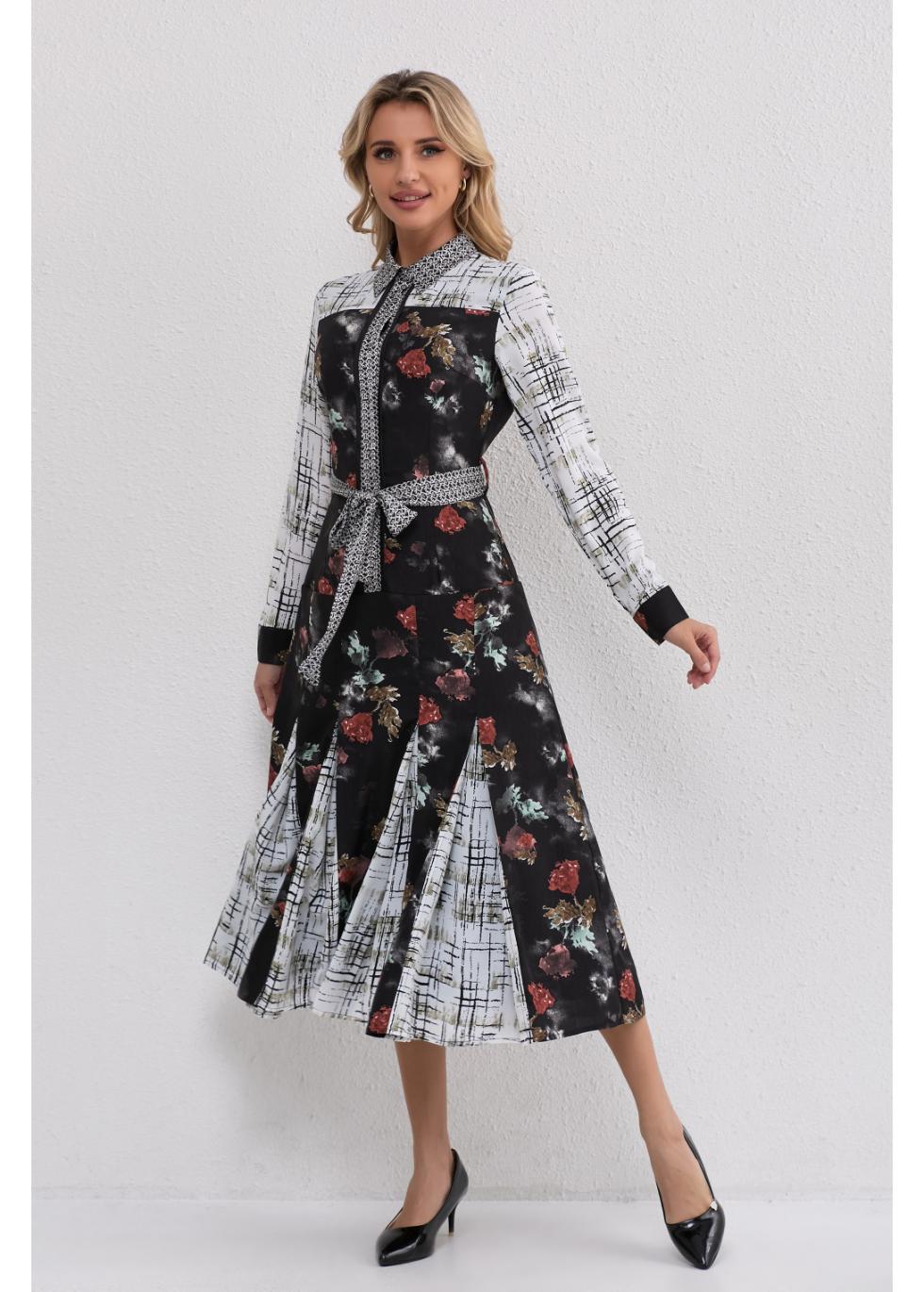 Rosebloom A-Line Dress