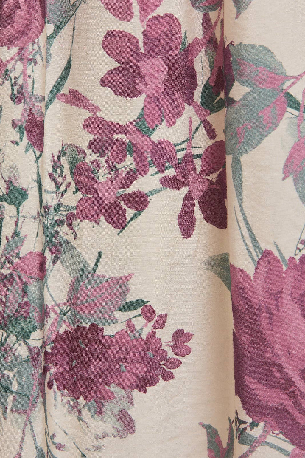 FRONT BOW TIE LONG SLEEVE FLORAL PRINT MIDI DRESS