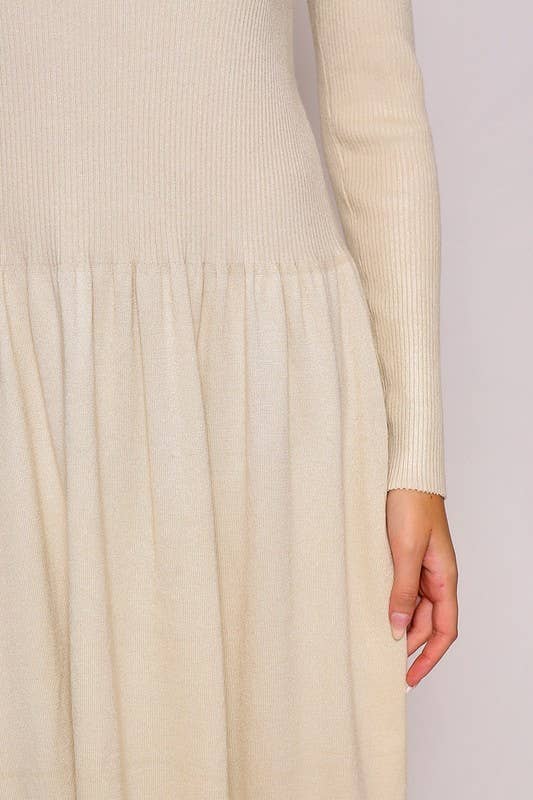 Flowy Knit Midi Dress