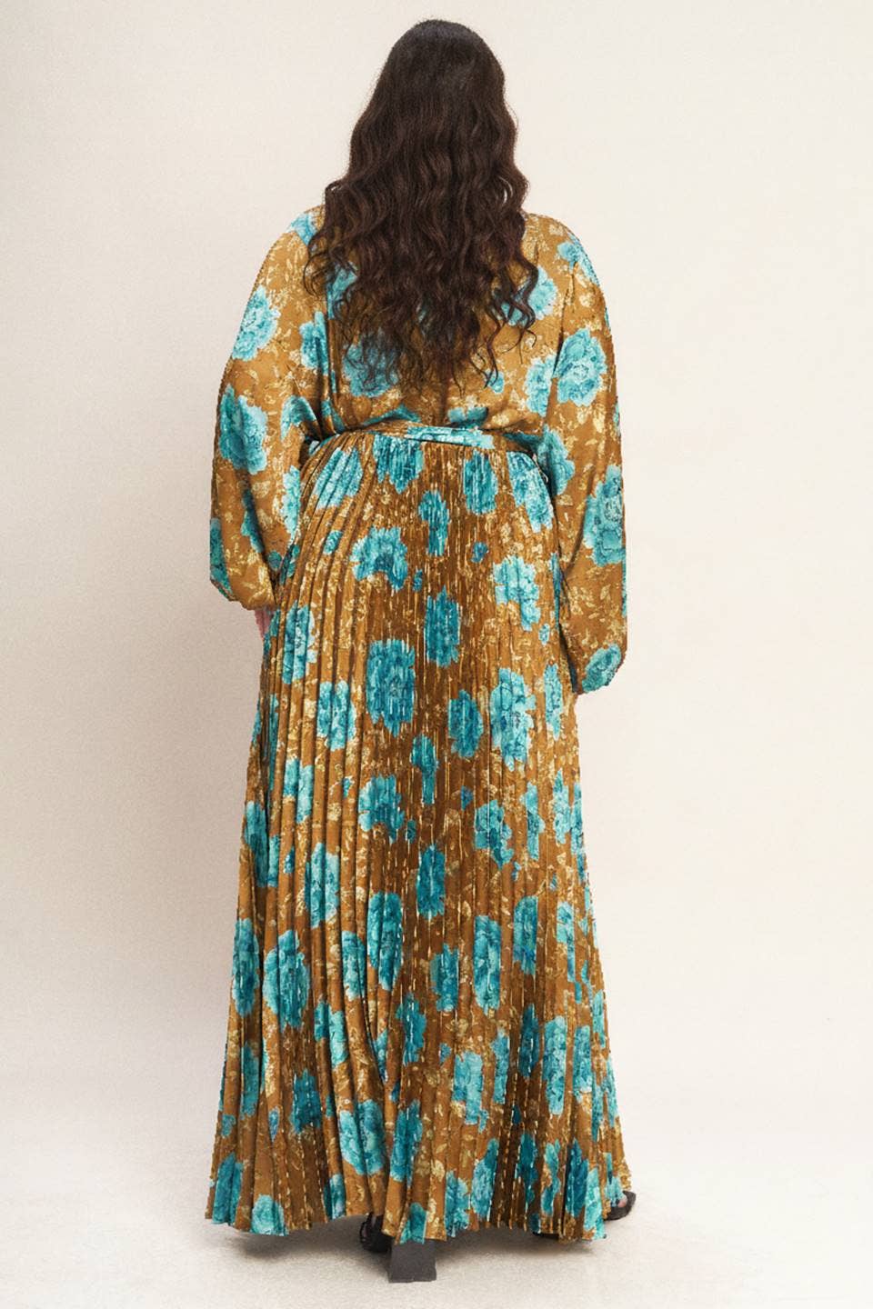 A printed woven maxi dress - ID23115-P