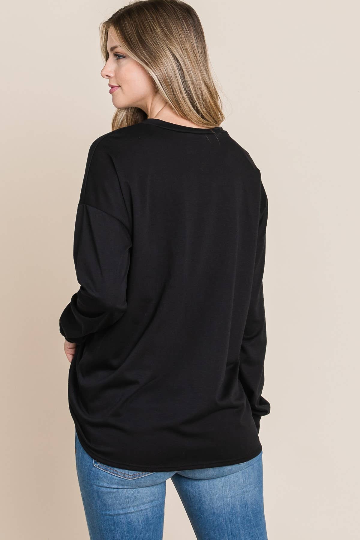 TL1596 Basic Relaxed Fit Top