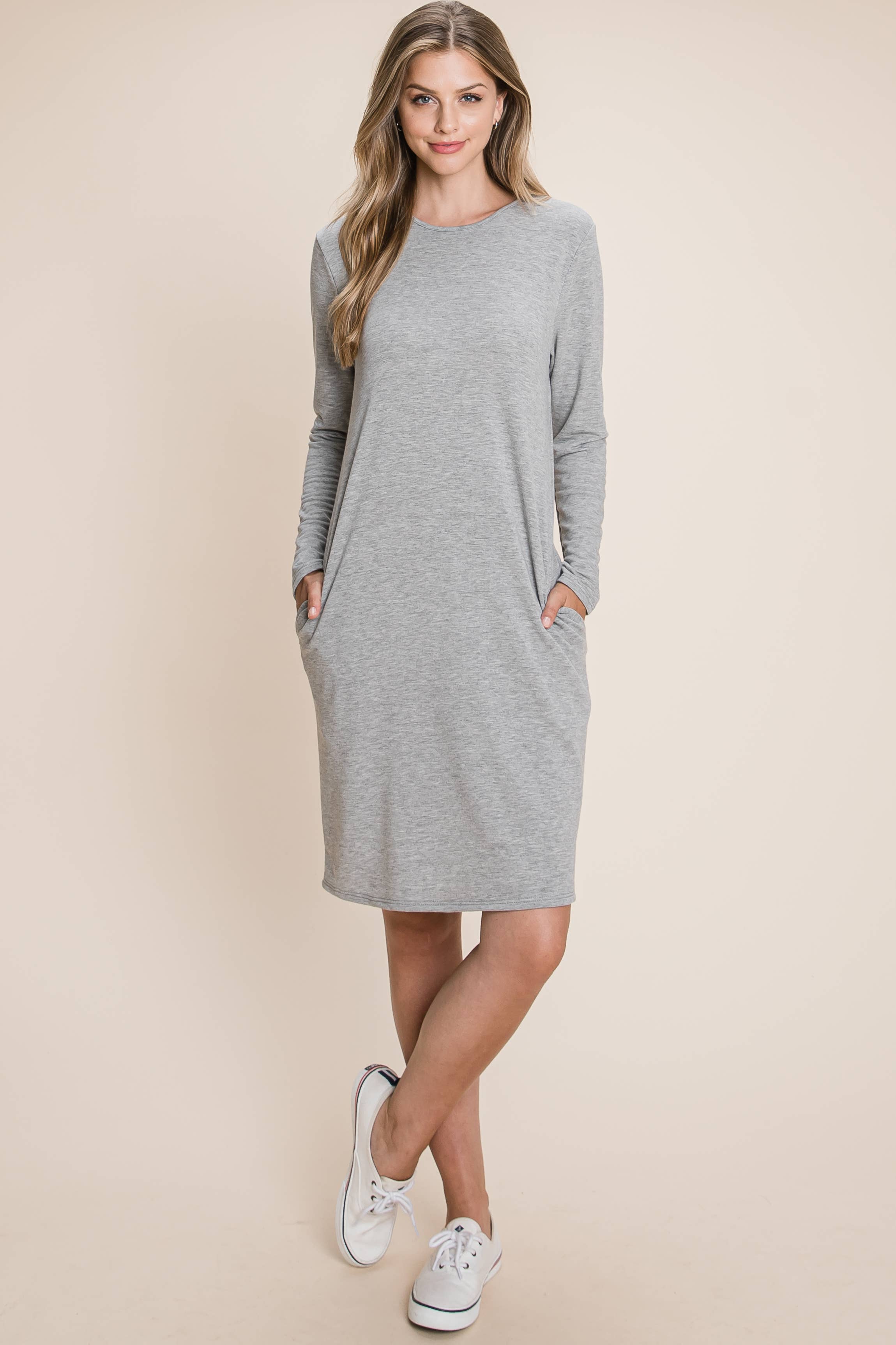 Long Sleeve Baby Terry Dress