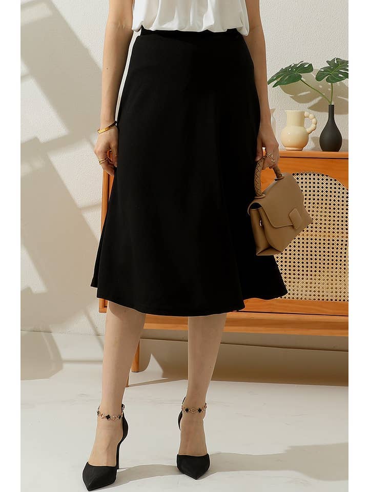 FLARE FLOUNCE A LINE MAXI LONG KNEE SKIRTS