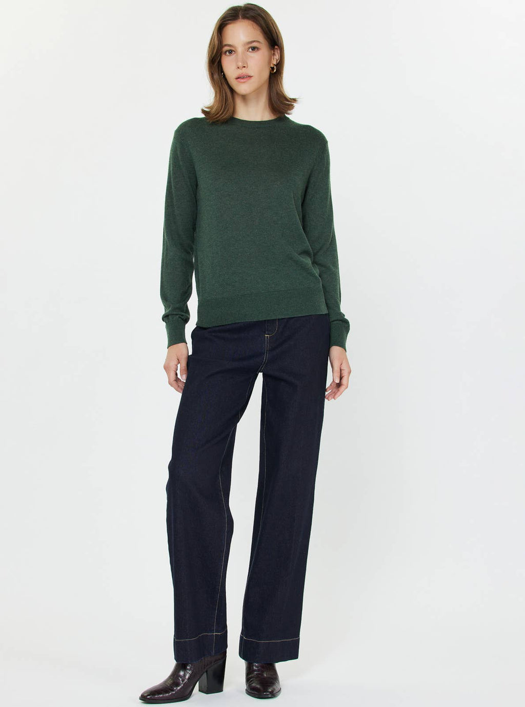 Round Neck Pullover Sweater