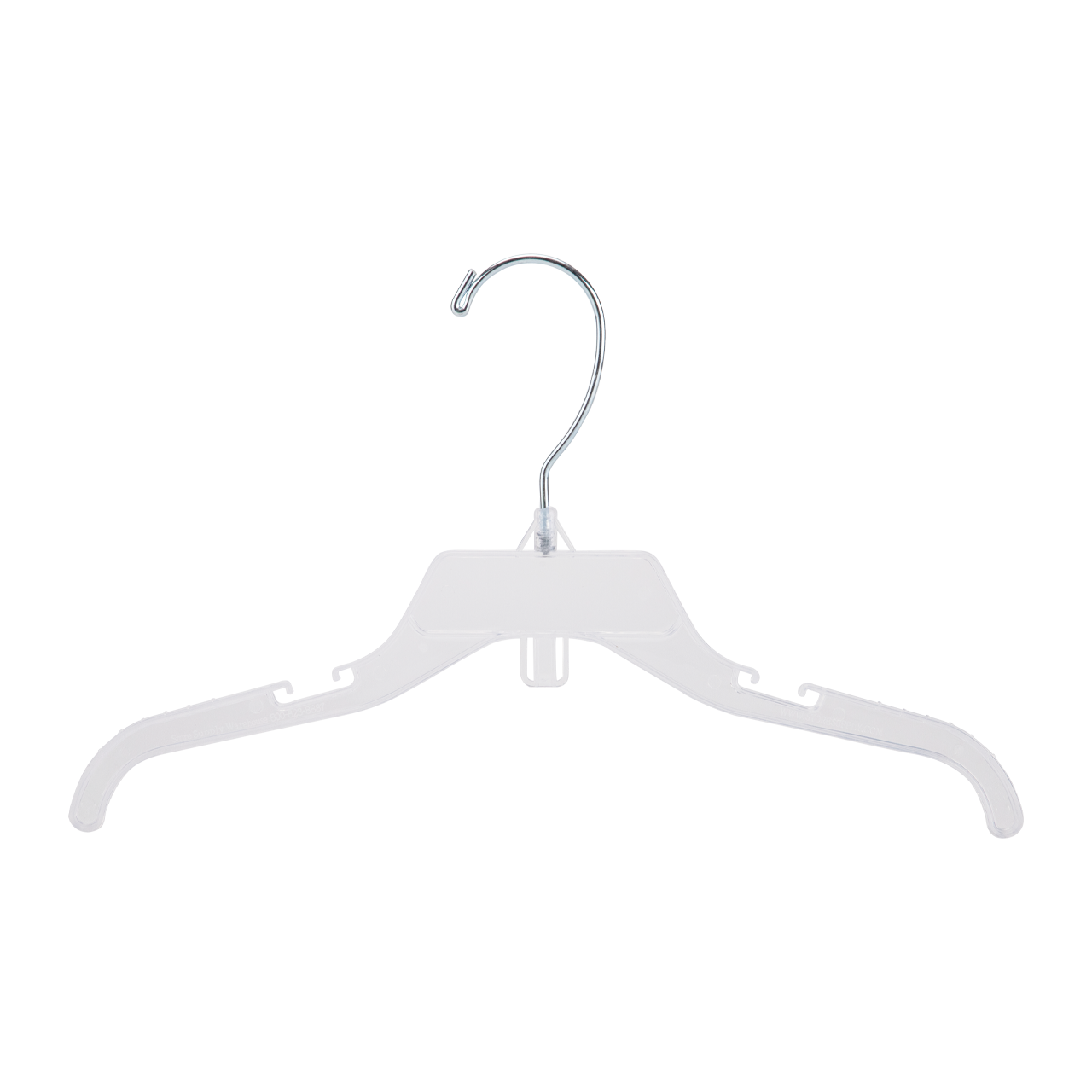 12" Break-Resistant Plastic Children's Dress Hangers