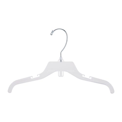 12" Break-Resistant Plastic Children's Dress Hangers
