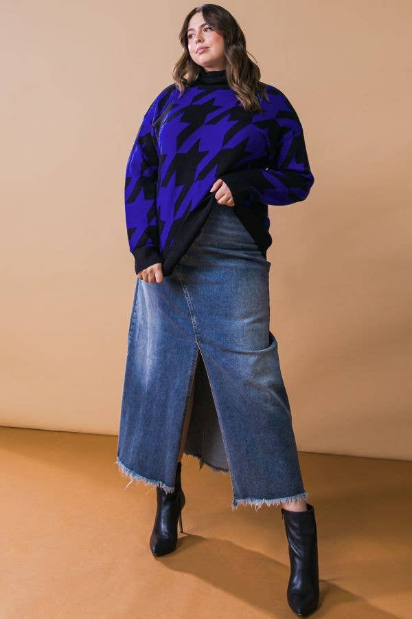 A PLUS SIZE SWEATER TOP-JSWP2597