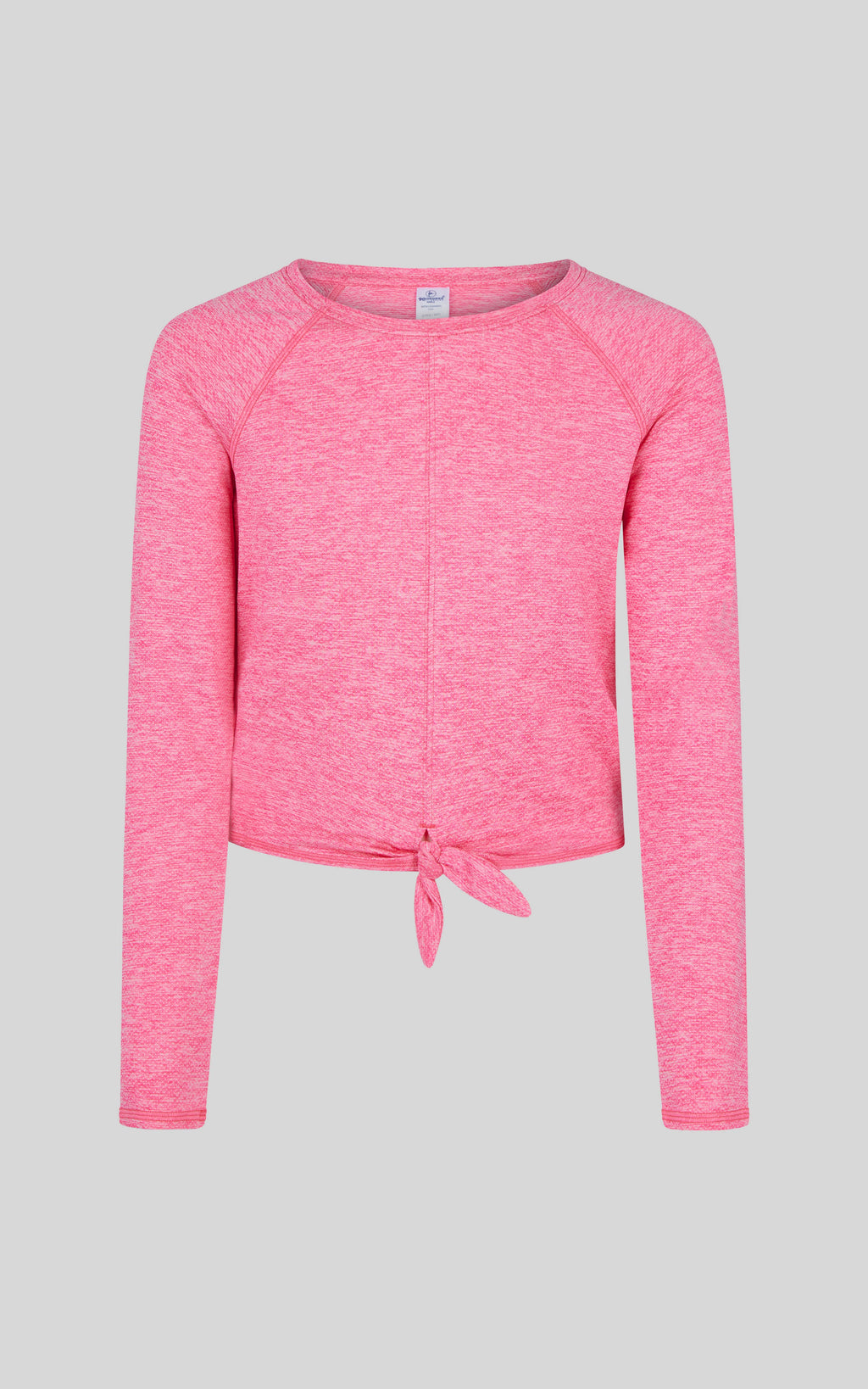 Girls Mesh Tie Front Top and Basic Top - 2 Pack