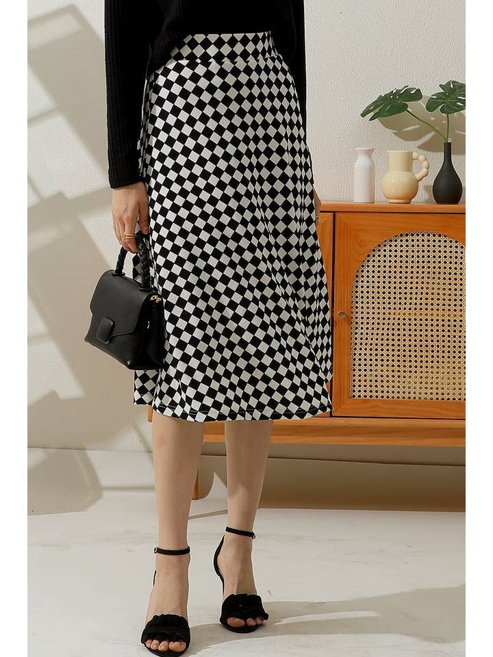 FLARE FLOUNCE A LINE MAXI LONG KNEE SKIRTS