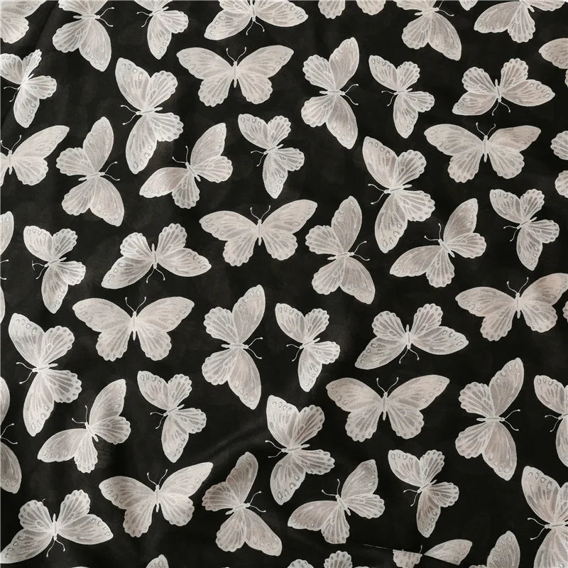 Butterfly Print Pretied Scarves