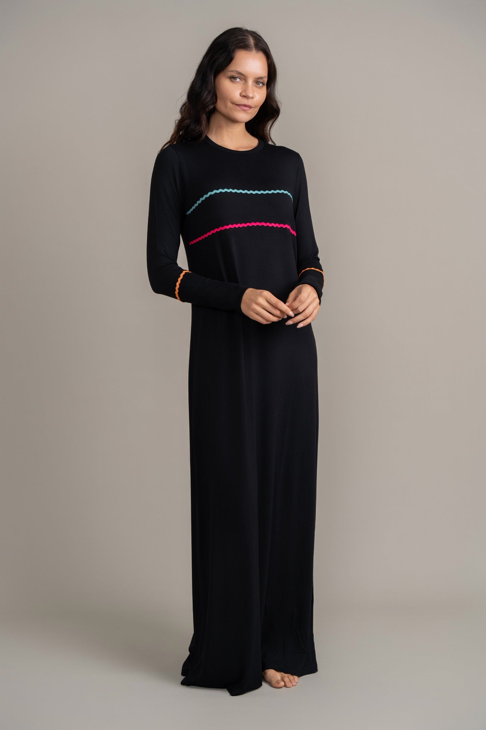 Squiggle Trim Nightgown