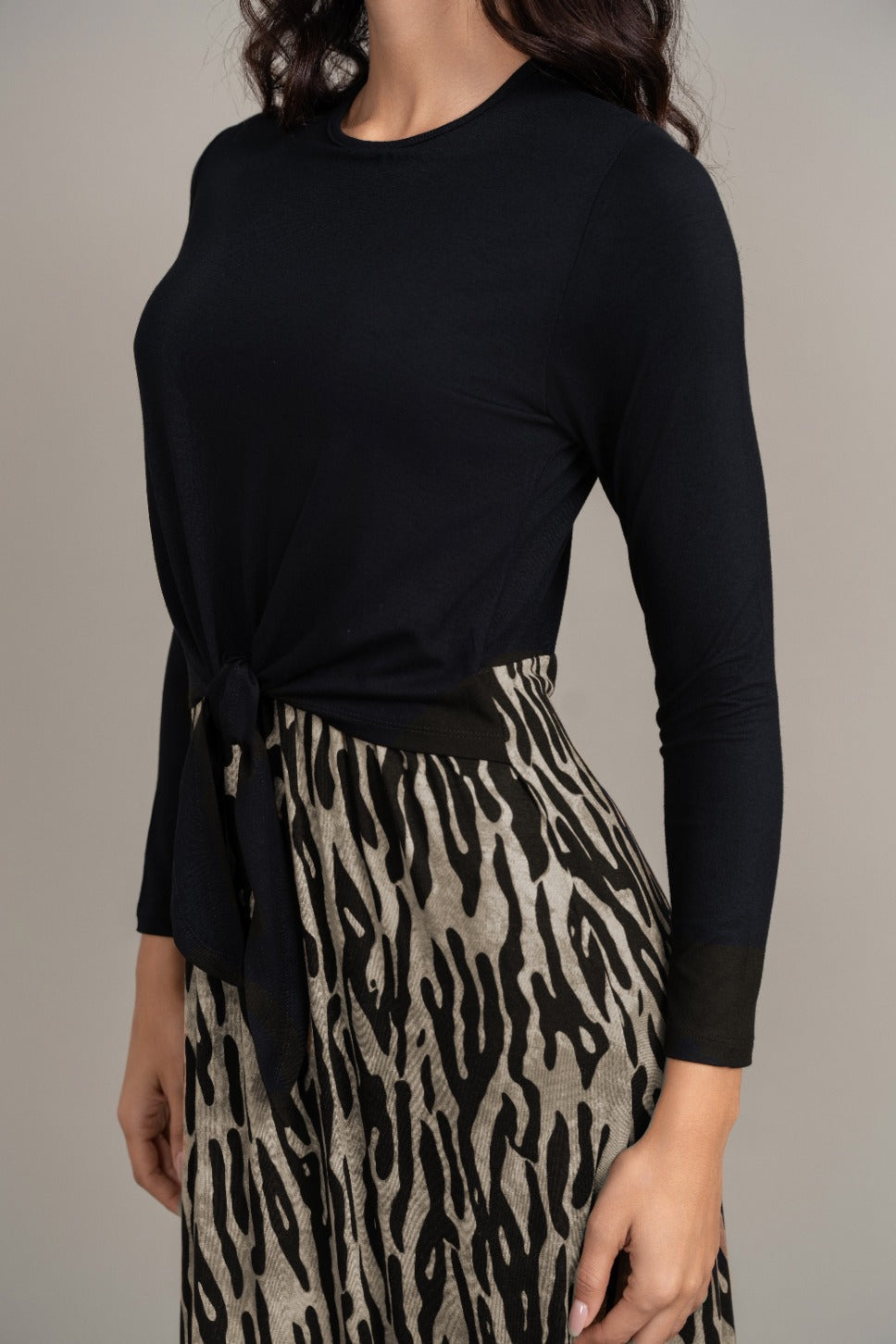 Printed Tie Nursing Maxi Lounger