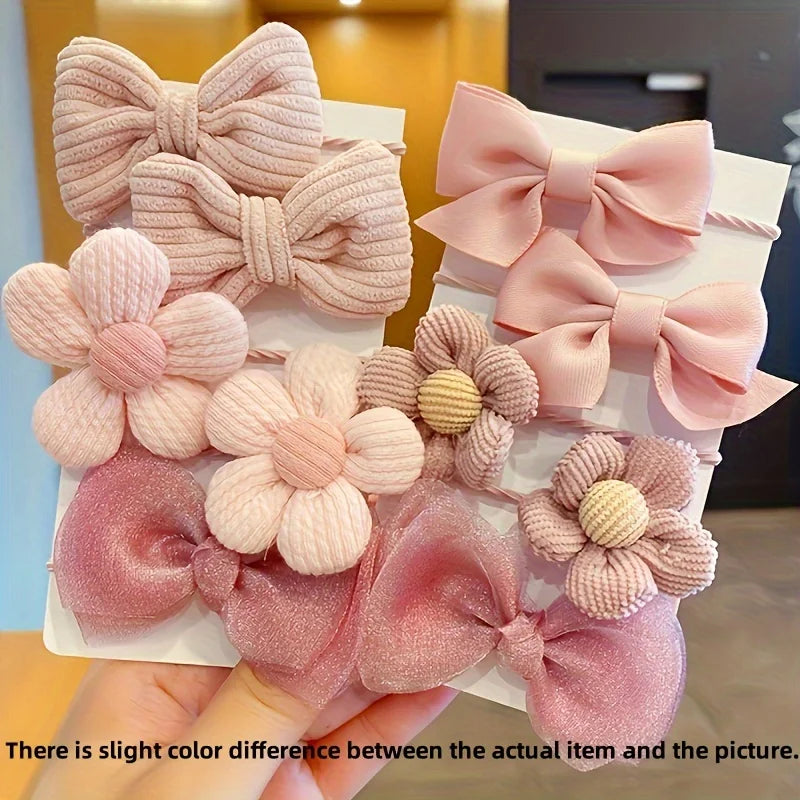 10 Pieces Bow Flower Design