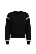All Day Crew Neck Sweatshirt With Beaded Trim