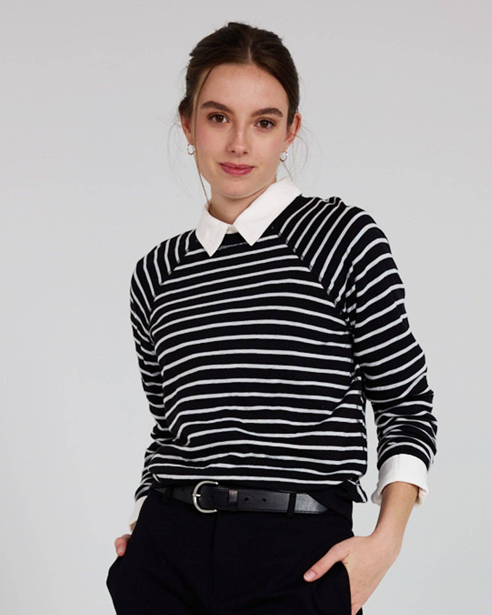 Reversible Raglan Sweater