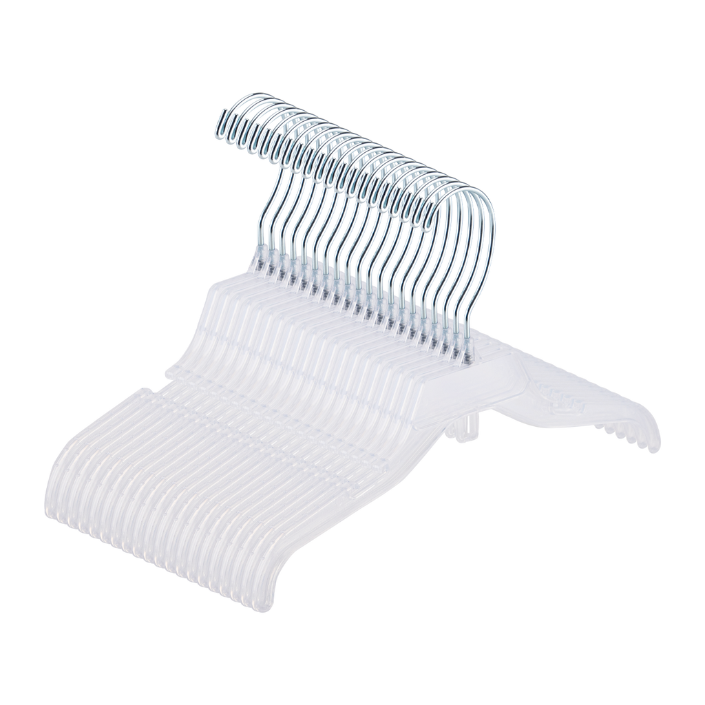 12" Break-Resistant Plastic Children's Dress Hangers