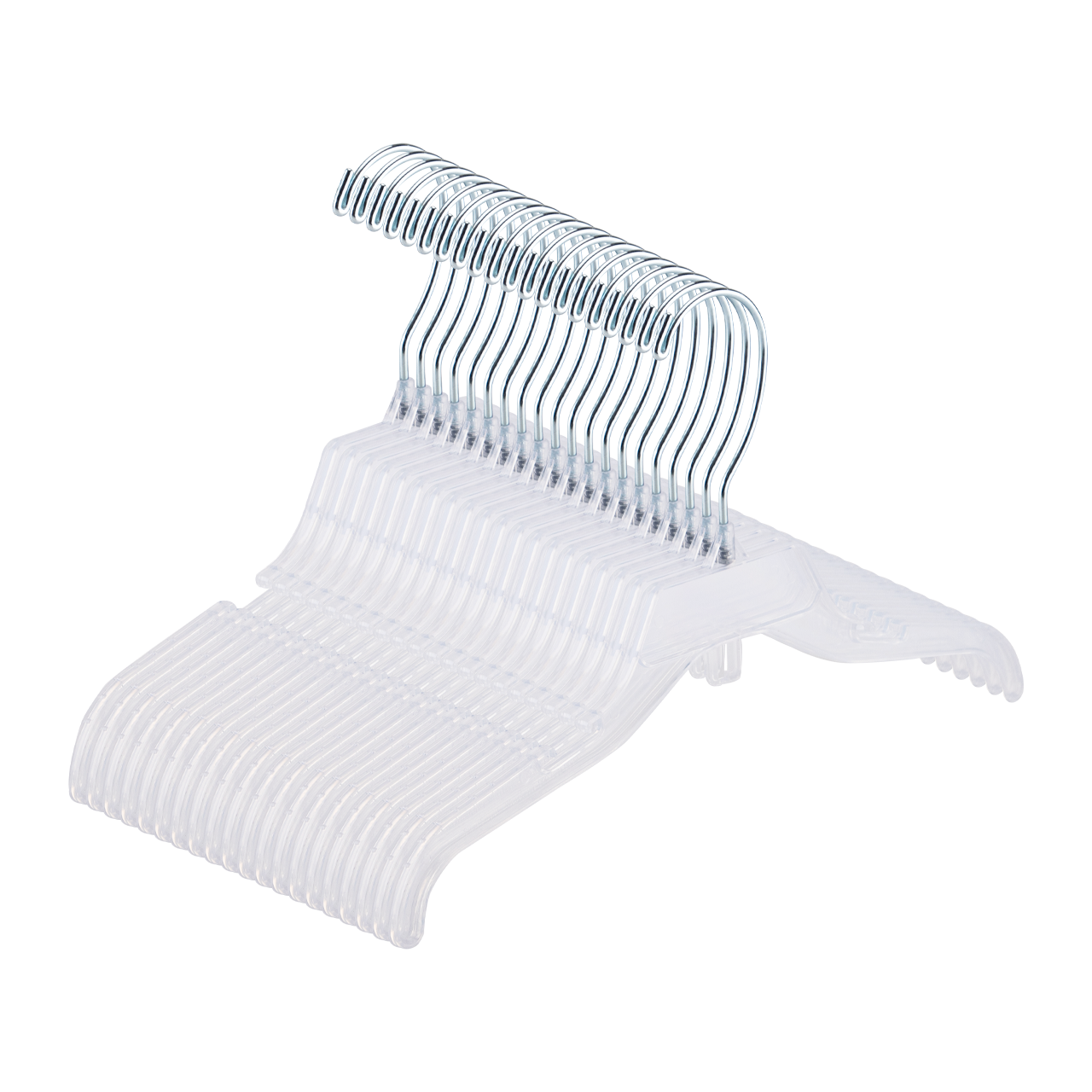 12" Break-Resistant Plastic Children's Dress Hangers