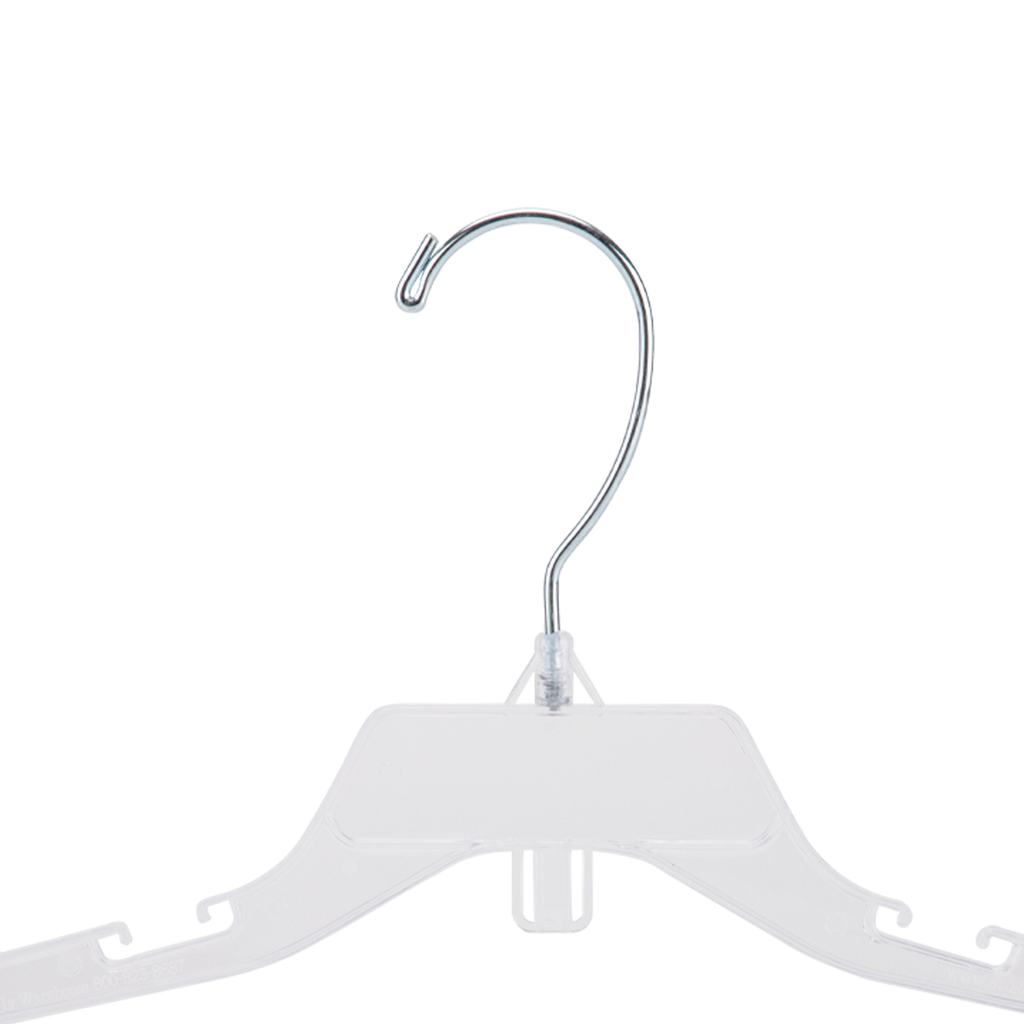 12" Break-Resistant Plastic Children's Dress Hangers