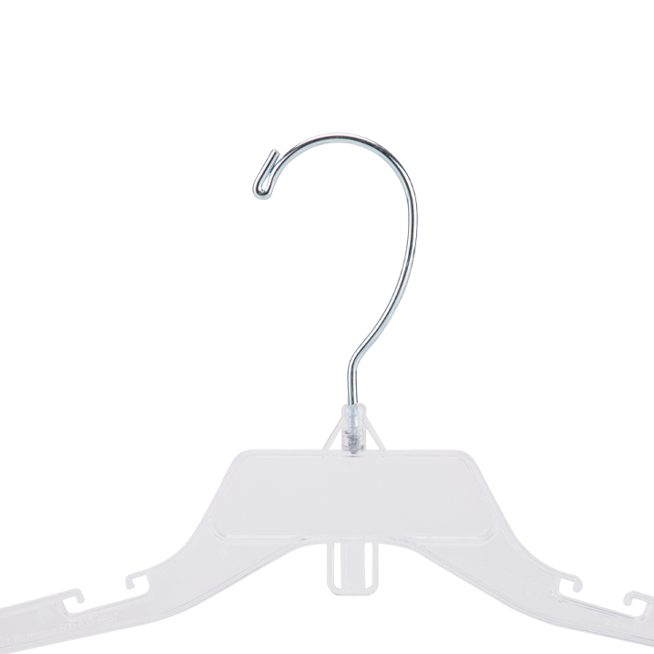 12" Break-Resistant Plastic Children's Dress Hangers